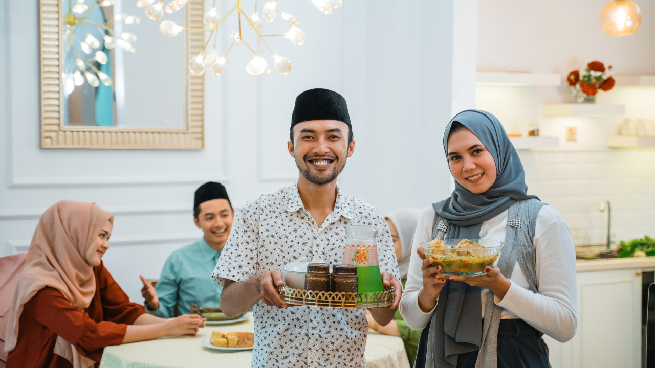 Ilustrasi perayaan Idul Fitri