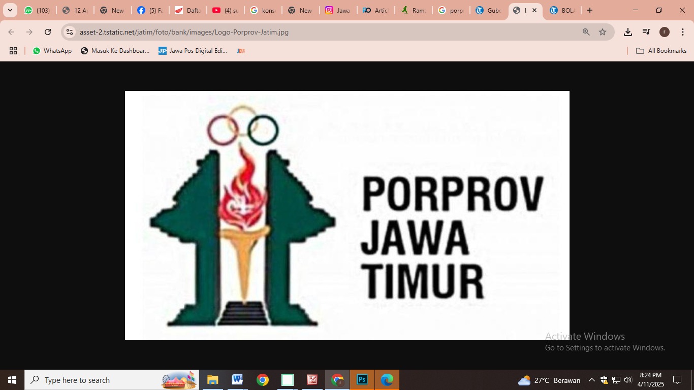 Logo Porprov Jawa Timur
