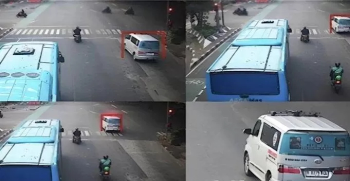 Viral di media sosial sebuah video memperlihatkan ambulans tidak berani menerobos lampu merah karena takut kena tilang. (Radar Solo)