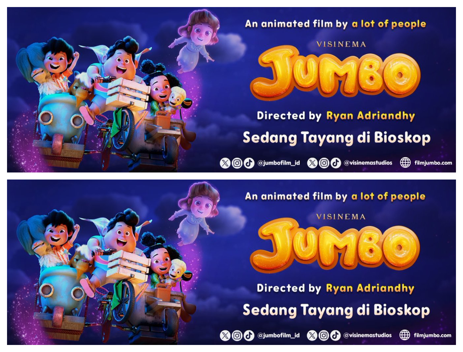 Poster Film Jumbo (Sumber: X/visinemaID)