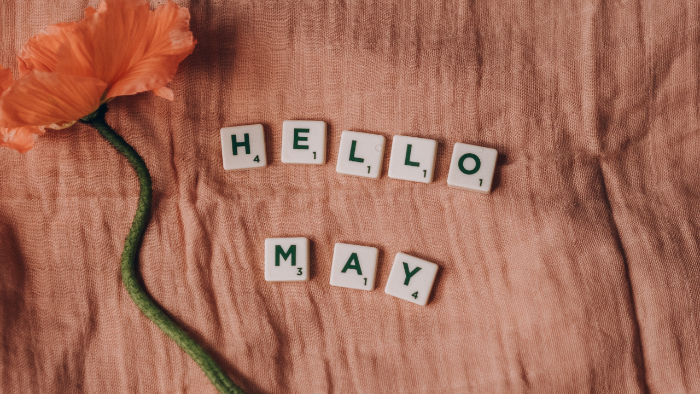 Welcome May (Canva)