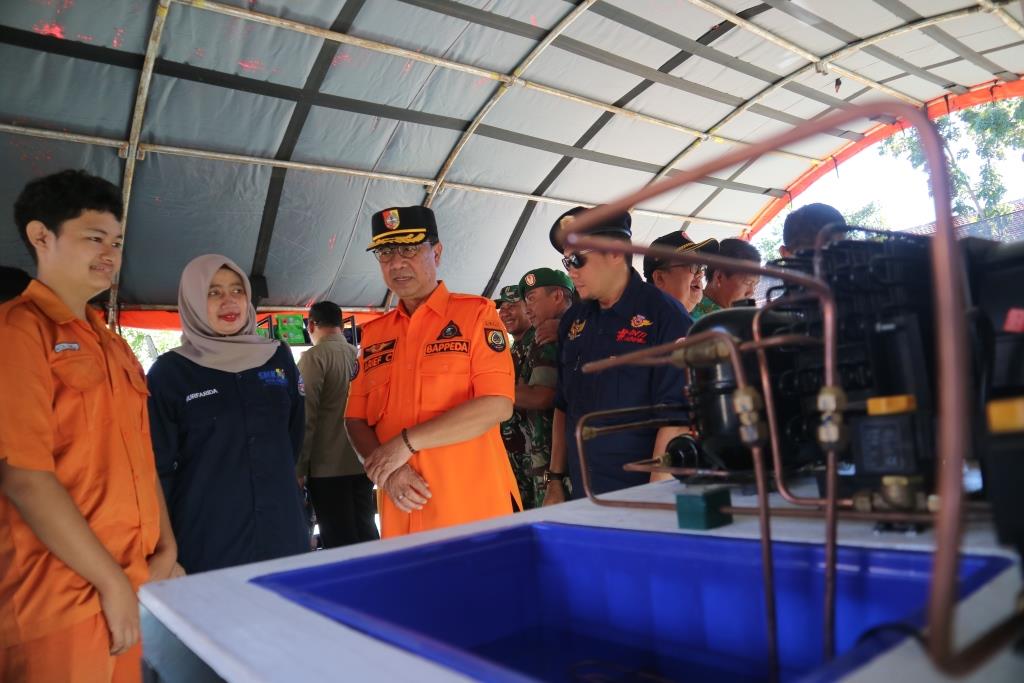 Karya  SMKN 2 Jember juga dipamerkan pada Hari Kesiapsiagaan Bencana (HKB) 2025 Jember. (DWI SISWANTO)