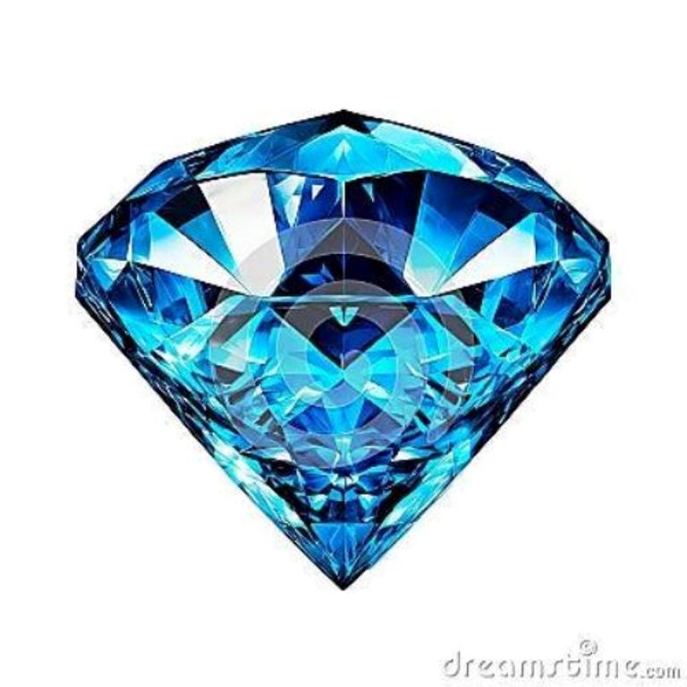 Batu berlian biru bisa menjadi perhiasan yang sangat mewah dan diburu banyak orang di dunia. (Foto: Walmart-pinterest)