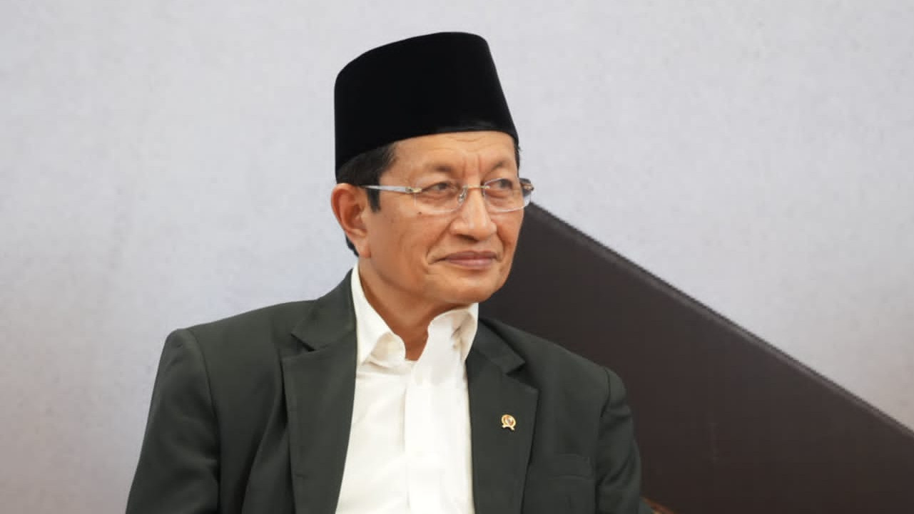 AKAN CAIR: Menteri Agama Nasaruddin Umar mengatakan tunjangan insentif guru bukan ASN pada RA dan madrasah akan cair bulan depan. (Foto: Kemenag RI)