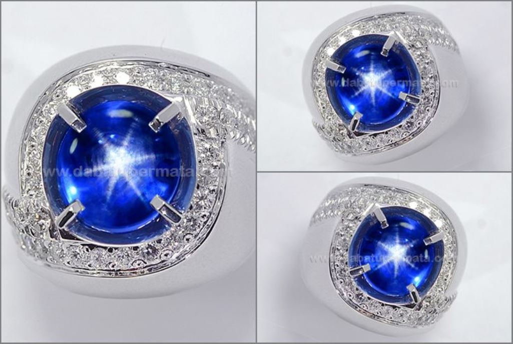 Blue safir asli seperi ini menjadi salah satu batu permata yang banyak diburu sehingga di pasaran banyak beredar yang palsu. (Foto: Batu permata-pinterest)