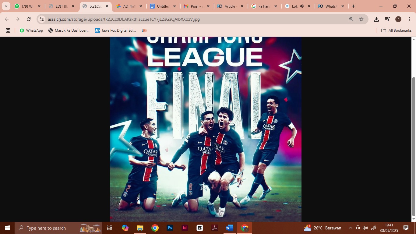 PSG melaju ke Final Liga Champions