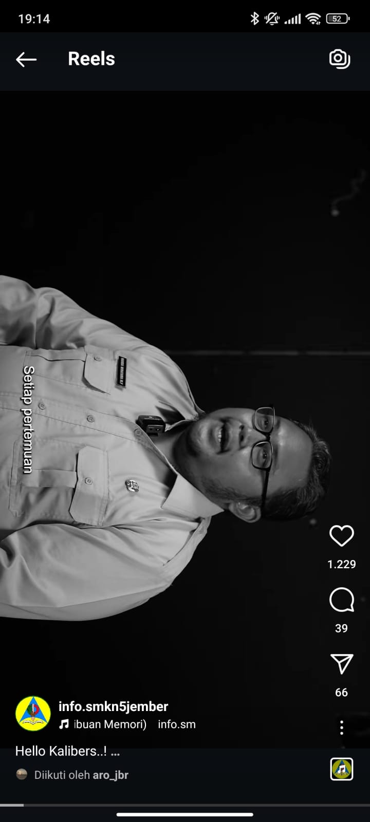Kepala SMKN 5 Jember  Nanda Wiratama Miftakhul Fauzi