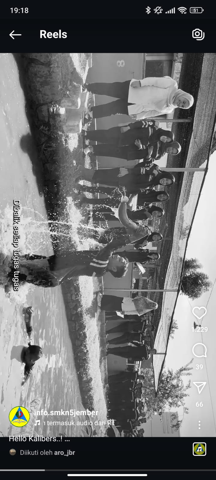 keseruan siswa SMKN 5 Jember