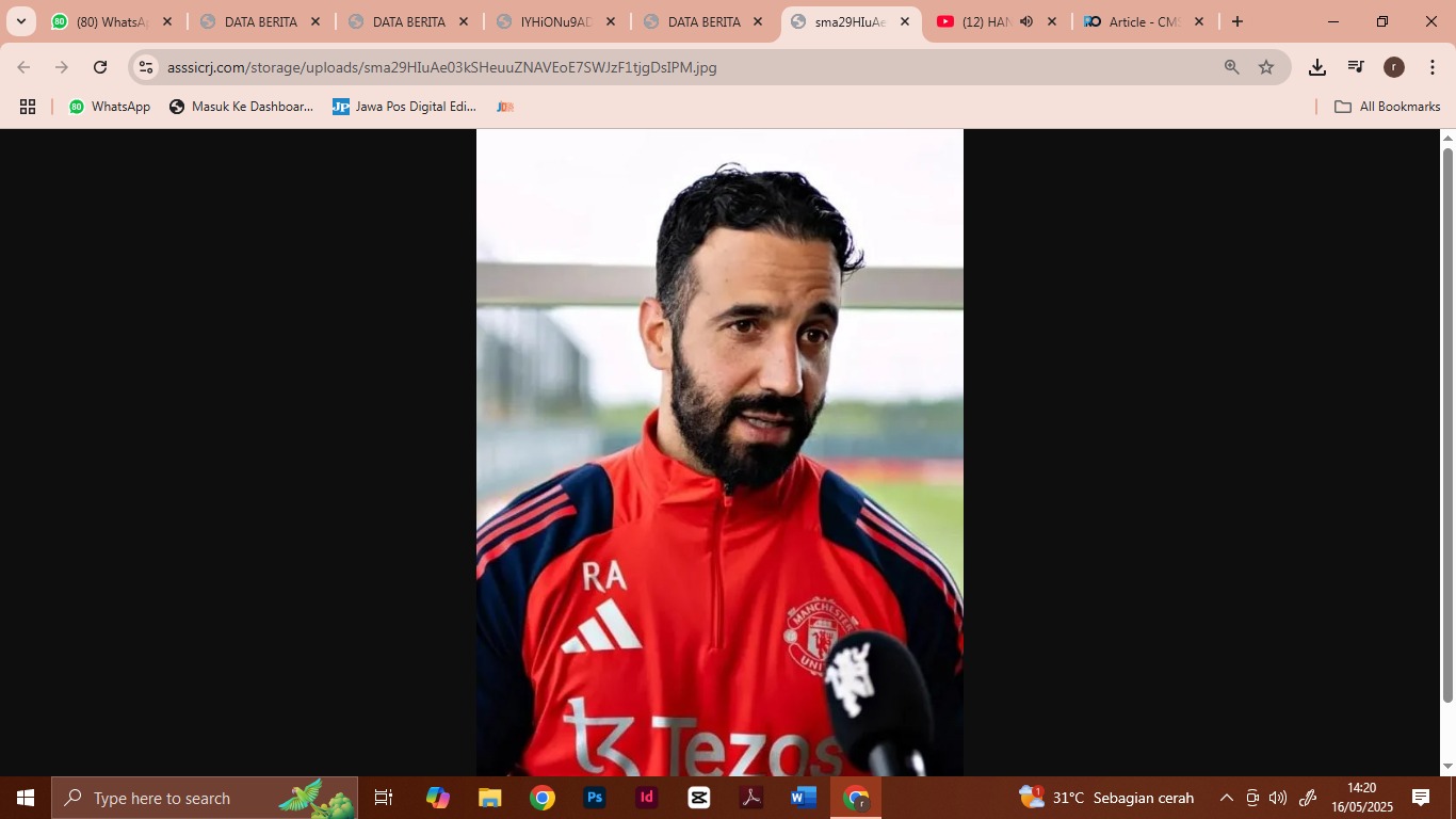 Pelatih MU Ruben Amorim