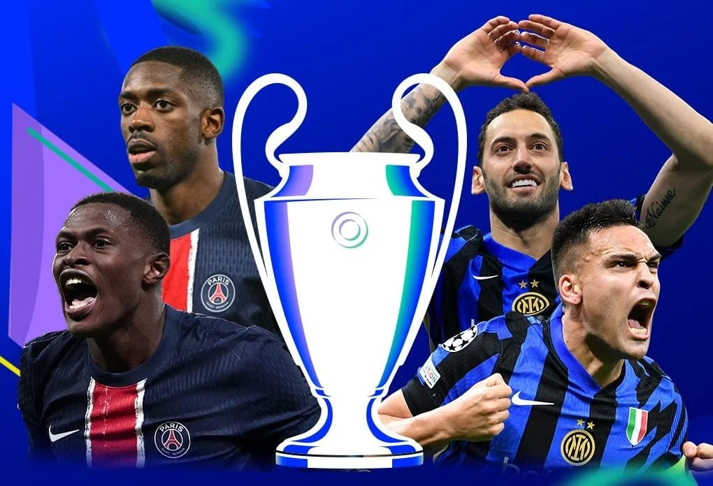 Poster final UCL 2025 antara PSG vs Inter Milan. (Instagram @championsleague)