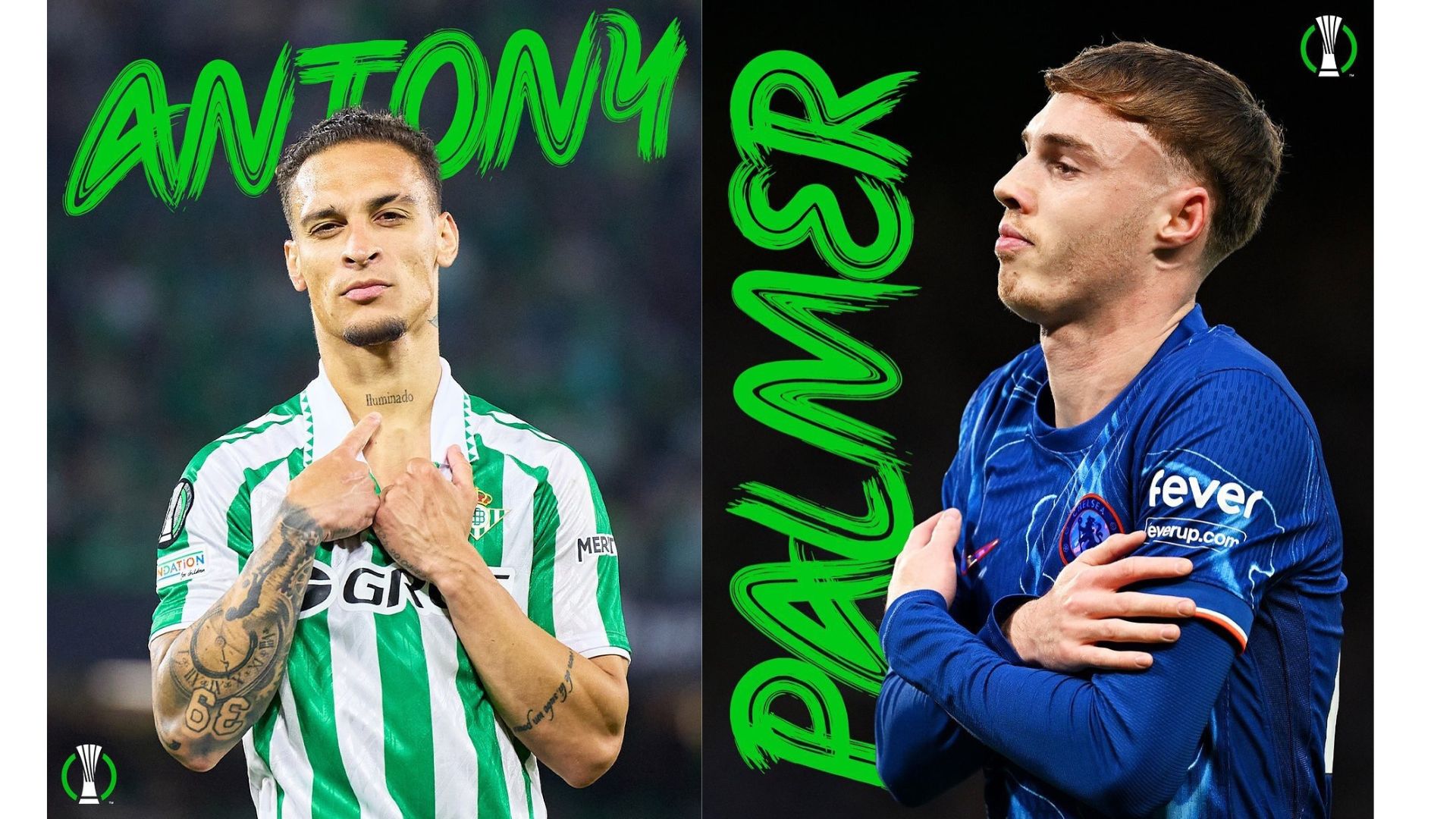 Poster Final Conference League 2025 antara Real Betis vs Chelsea. (Instagram @conferenceleague)