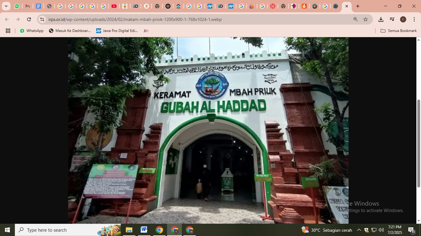 Mbah Priok atau Mbah Priuk yang berada di Jakarta