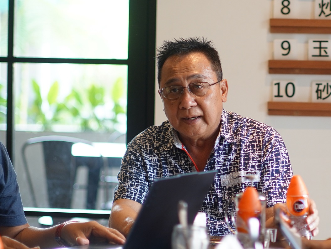 Ketua KONI Jember Sutikno saat memimpin rapat beberapa waktu lalu. Dalam waktu dekat Muscablub KONI bakal digelar.