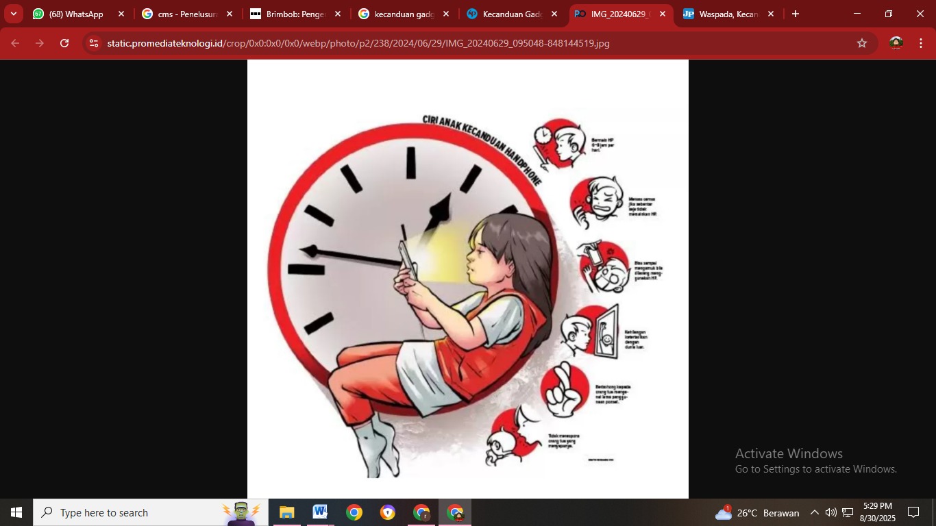Ilustrasi kecanduan HP (kaltimpost.jawapos.com)