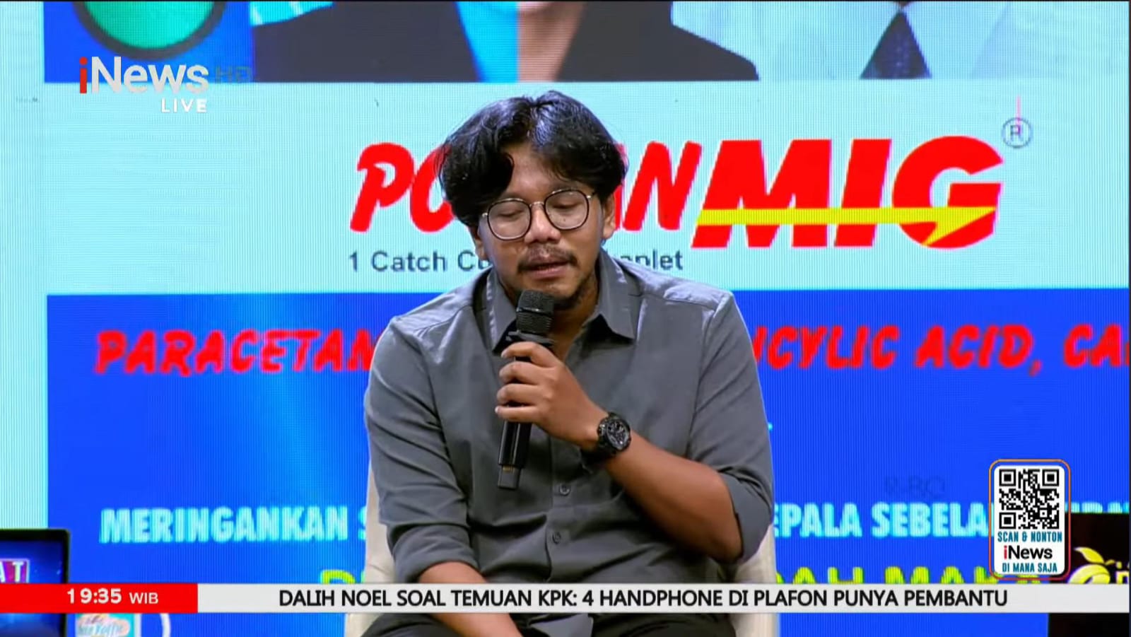 Ferry Irwandi dalam Rakyat Bersuara (Tangkapan Layar YT Official iNews)
