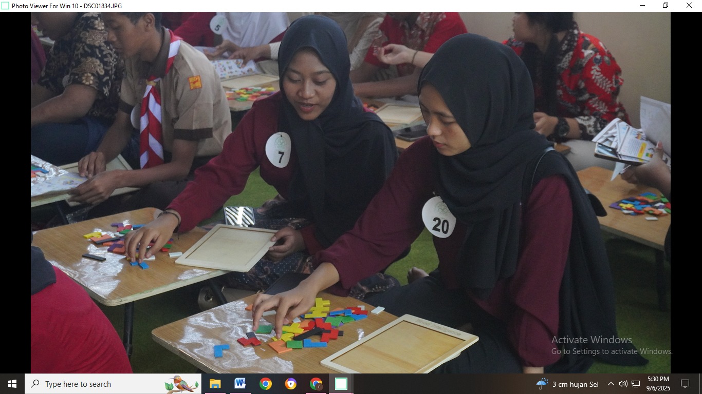 aktivitas Museum Telu yang juga menghadirkan berbagai permainan anak