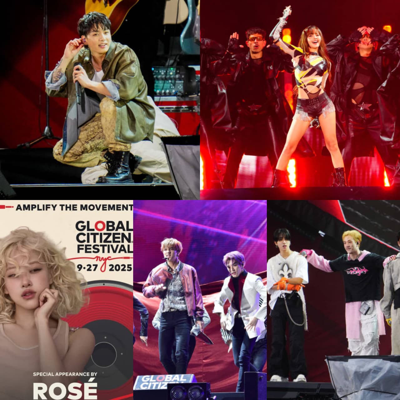 Deretan Artis K-Pop yang tampil di Global Citizen Festival (Dok. setiap foto diambil dari gettyimages)