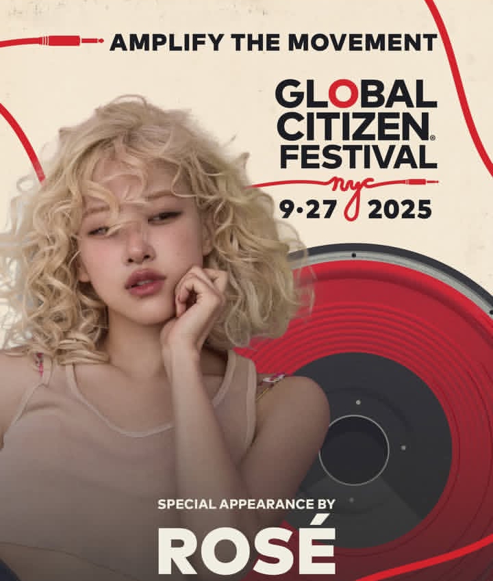 Rose menjadi tamu spesial di Global Citizen Festival tahun ini 2025