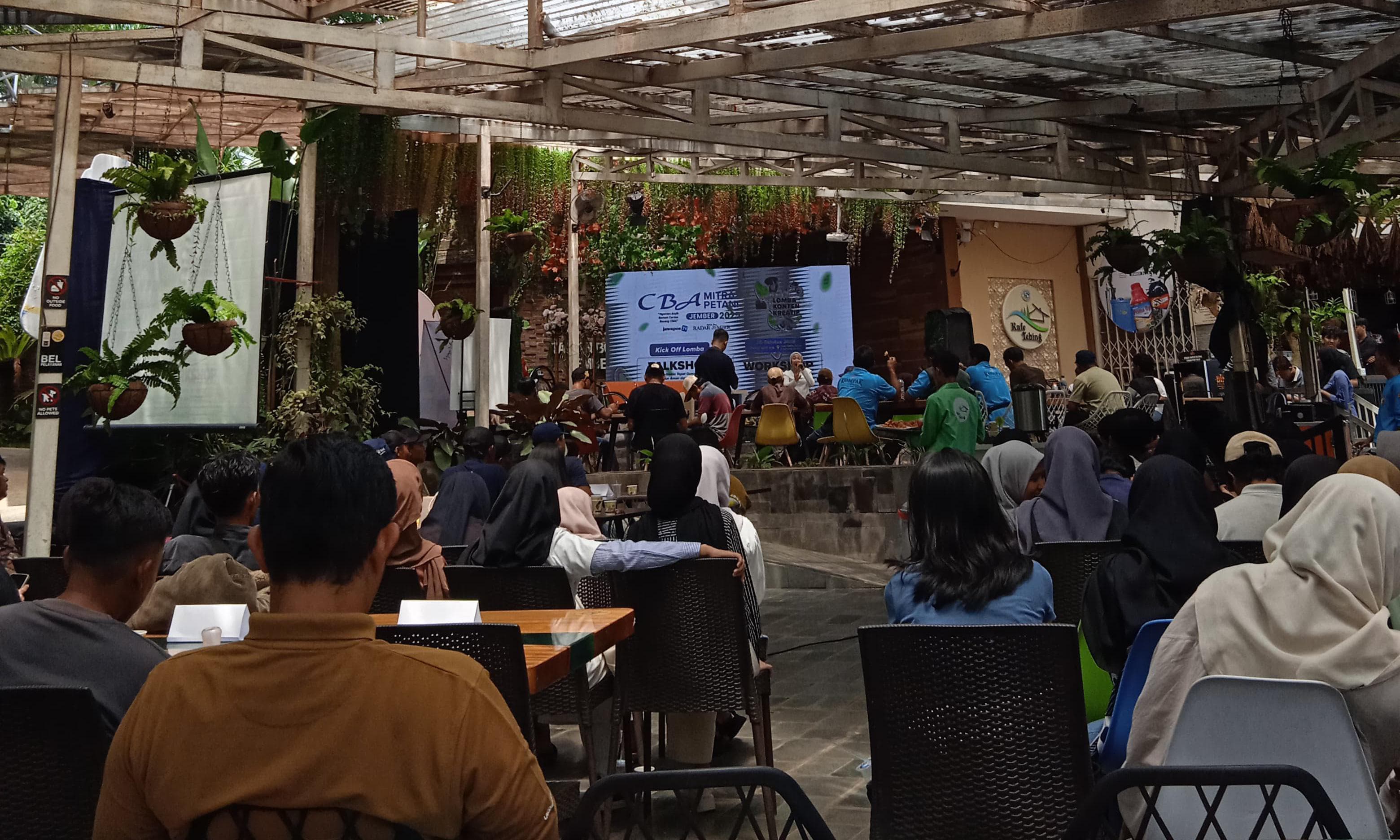Caffe Tebing, Kick Off dan Work Shop CBA diambil oleh :  Agil P