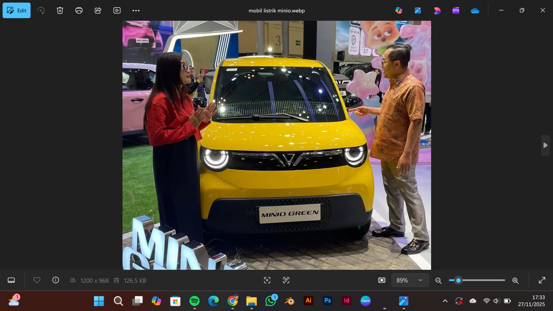 Mobil listris minio green diambil dari website jawa pos