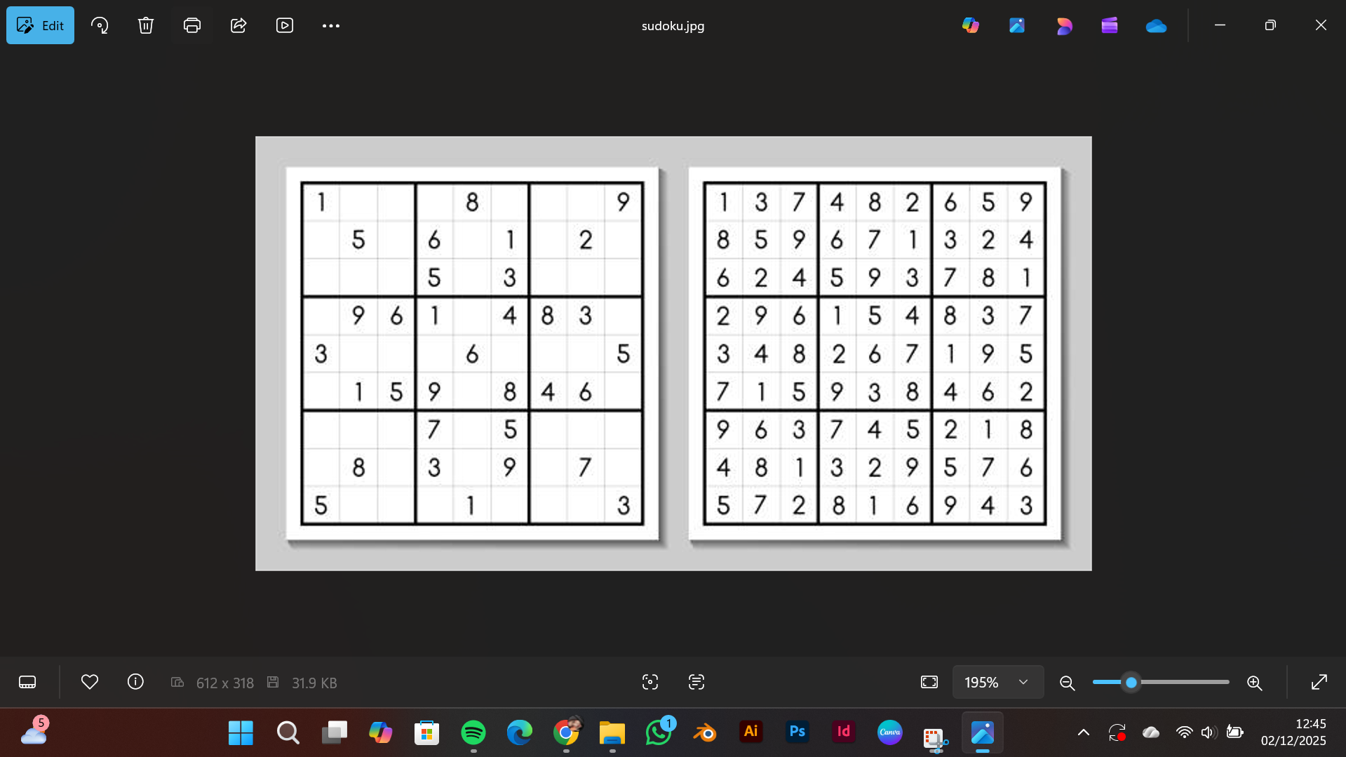 sudoku diambil dari iStock