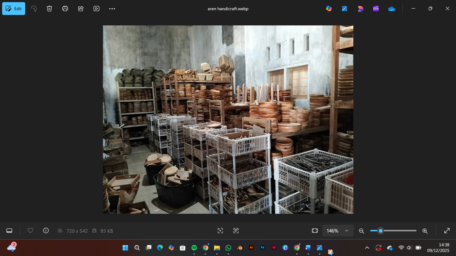 Hasil produksi Aren Handicraft (Foto: Aren Handicraft, Google Maps)