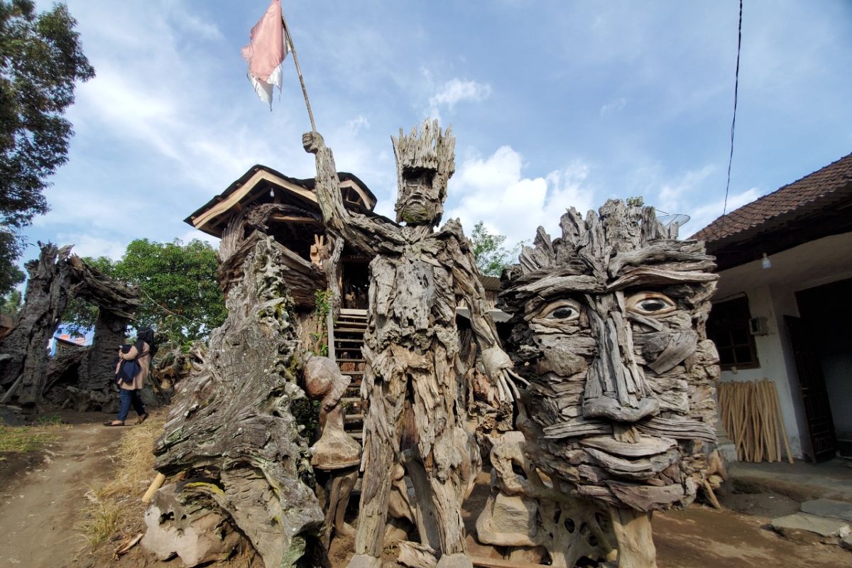 rumah akar Foto: Antara News Jatim