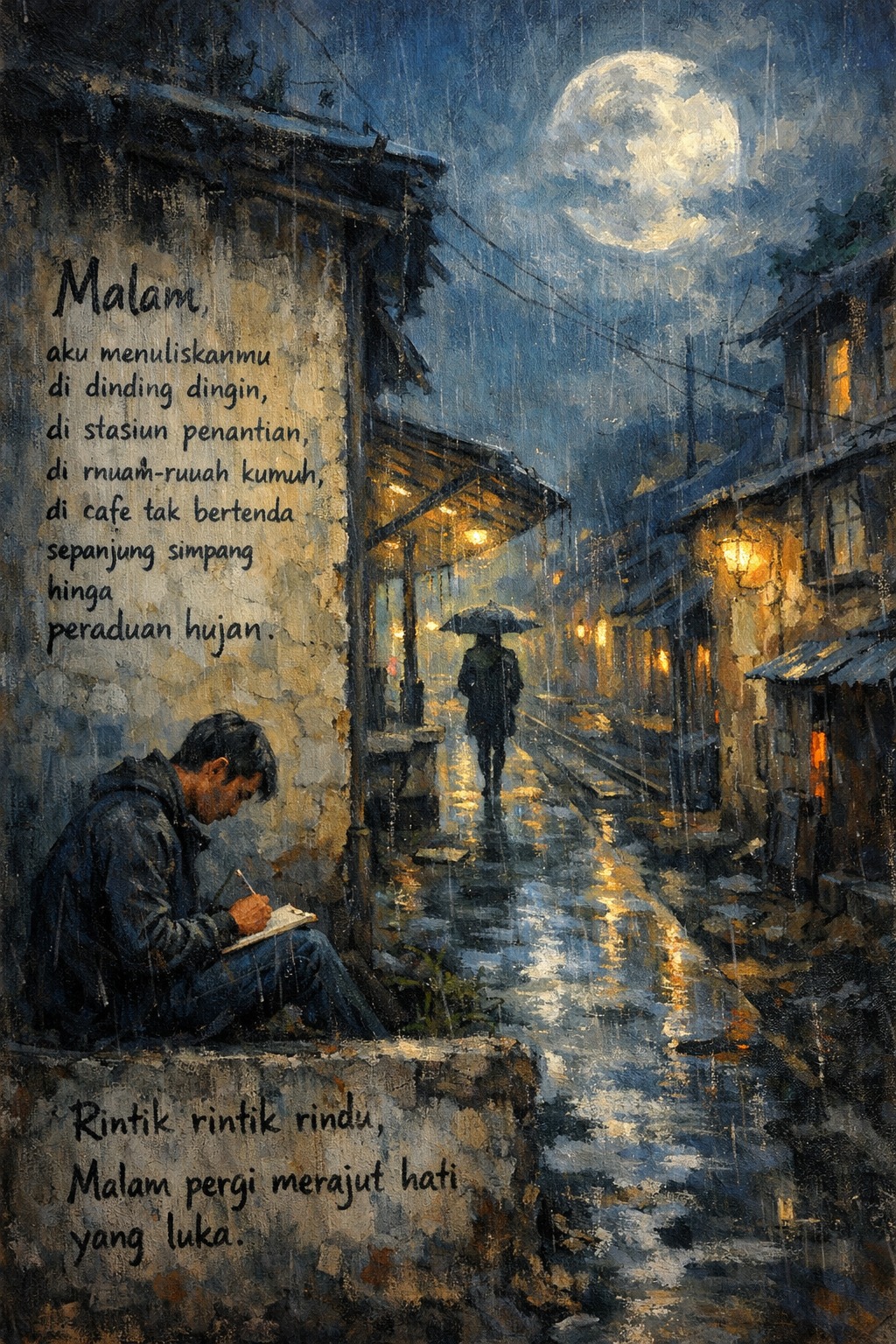 Puisi Lukisan Malam oleh Zulkarnain Siregar