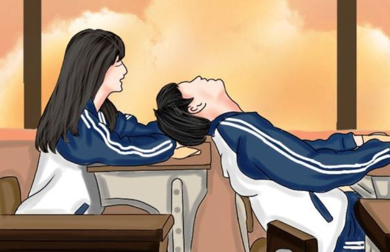 Ilustrasi cewek suka cowok. (Foto: TueNgan-pinterest)