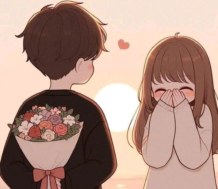 Ilustrasi Aquarius dan Pisces jadian di hari Valentine. (Foto: Korina garcia-pinterest)