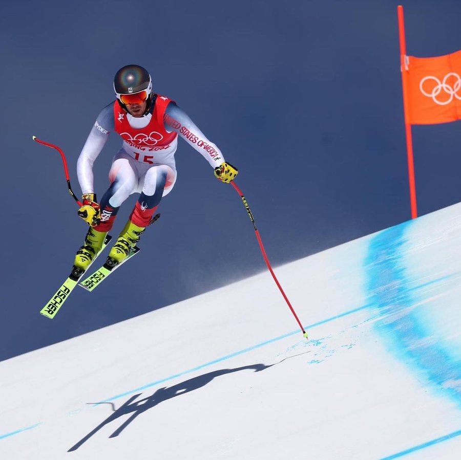 Pemain Ski Putra Saat Bertanding di Olimpiade (Foto: X/U.S. Ski & Snowboard Team)