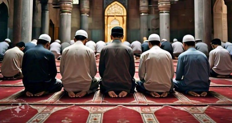 Ilustrasi salat tarawih. (Foto: Supar Dupar Life - pinterest)