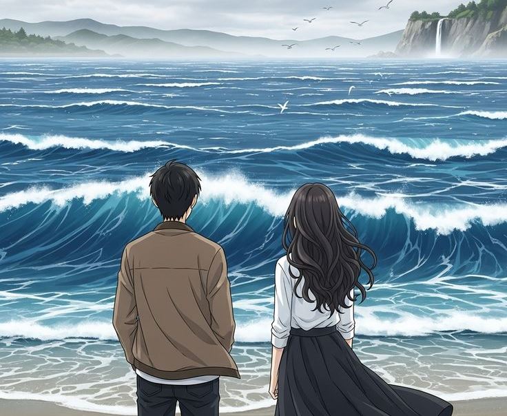 Ilustrasi pacaran, cowok nembak cewek. (Foto: Htoo-pinterest)
