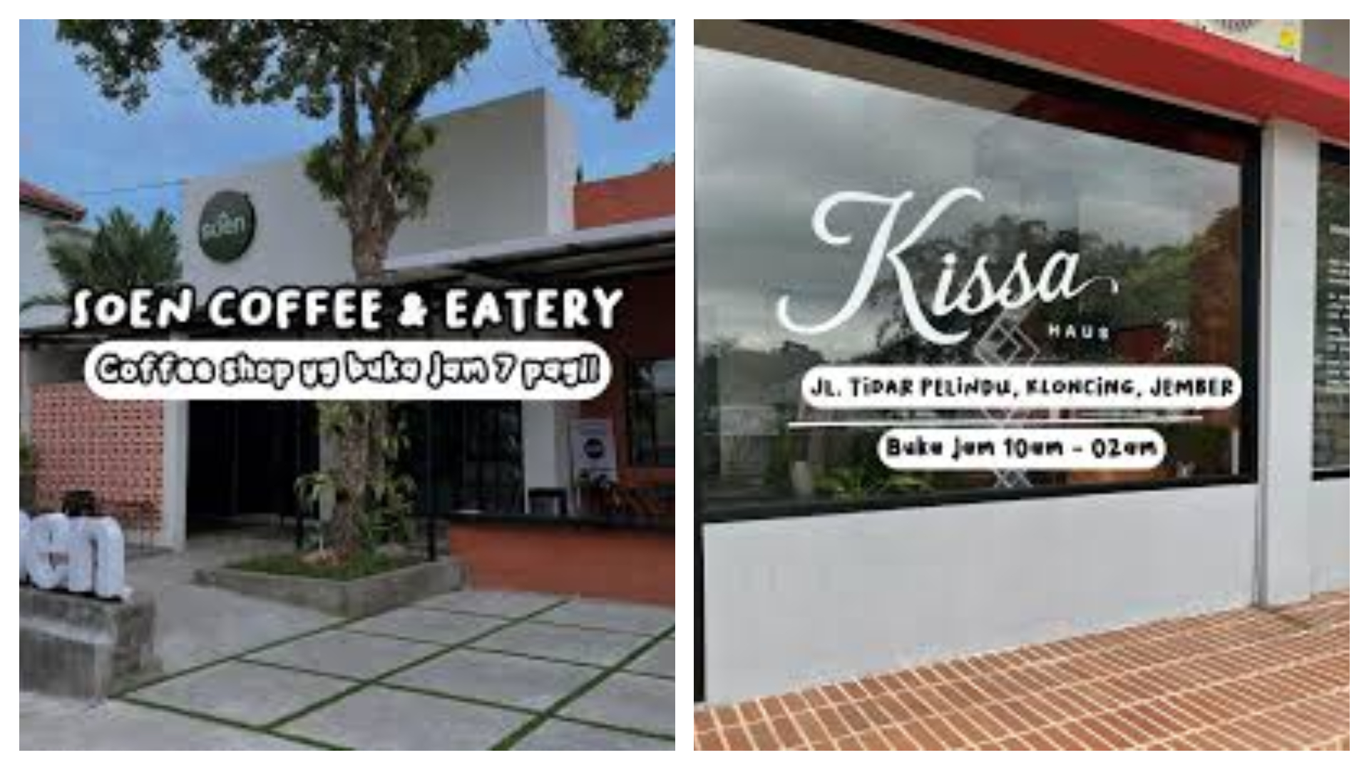 Rekomendasi kafe estetik Jember (Instagram)