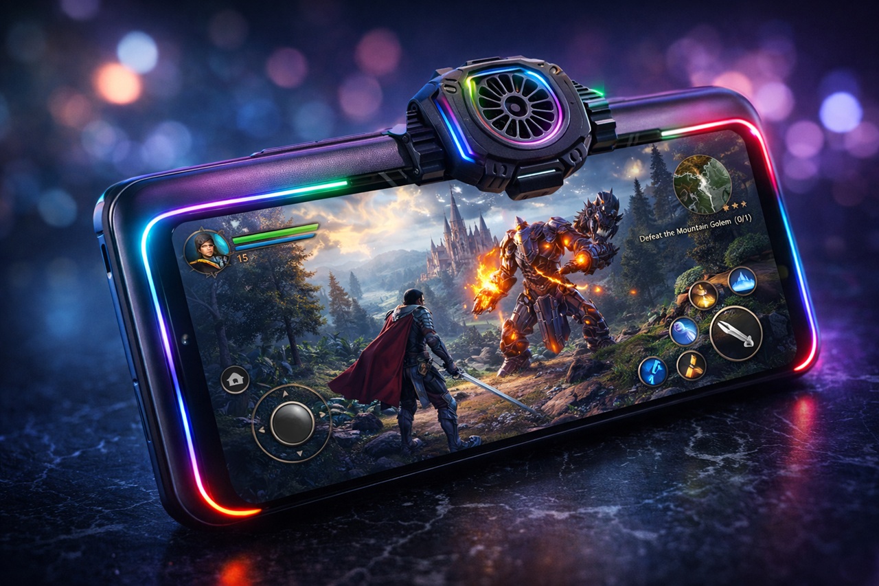 Siap Tempur! Deretan HP Gaming 2026 kini tidak hanya menawarkan kecepatan, tetapi juga teknologi pendingin canggih agar pengalaman bermain bebas lag. (AI)
