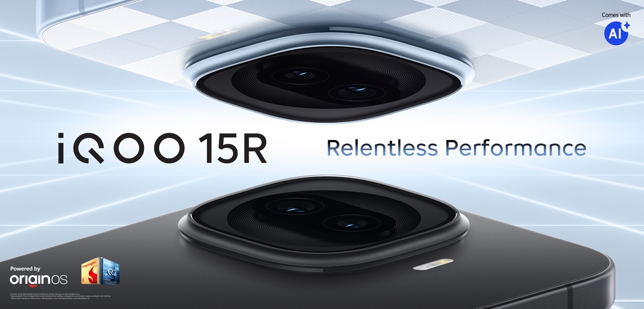 iQOO 15R hadir di Indonesia membawa chipset Snapdragon 8 Gen 5 pertama. (iQOO 15R Vivo Indonesia)