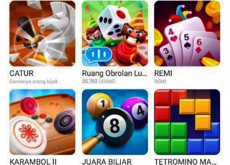 Gambaran permainan dalam aplikasi Hago. (Tangkapan Layar Hago NUR HARIRI/RADAR JEMBER)