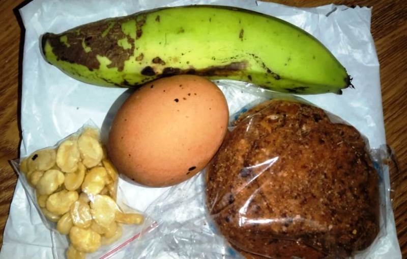 Salah satu menu MBG di sekolah yang ada di Jember, beberapa waktu lalu. (NUR HARIRI/RADAR JEMBER)
