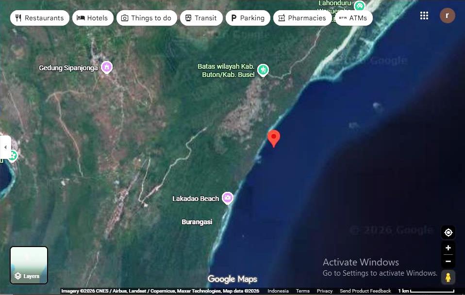 Tangkapan layar google map.