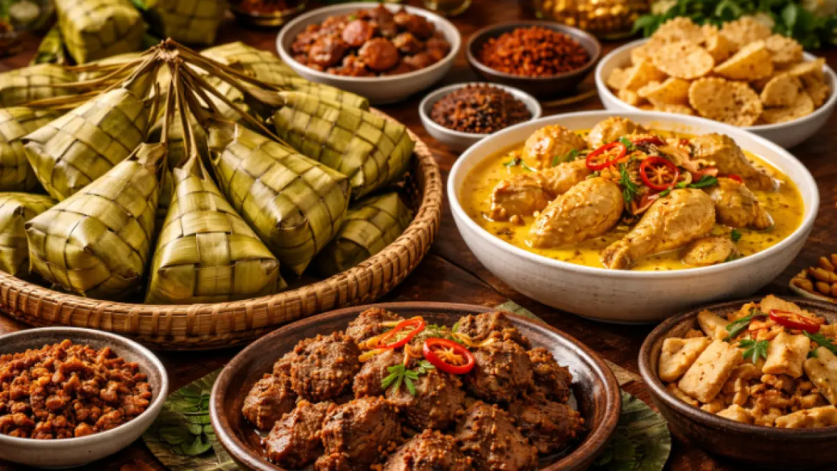 Aneka Hidangan Khas Lebaran dari Berbagai Daerah di Indonesia (AI)