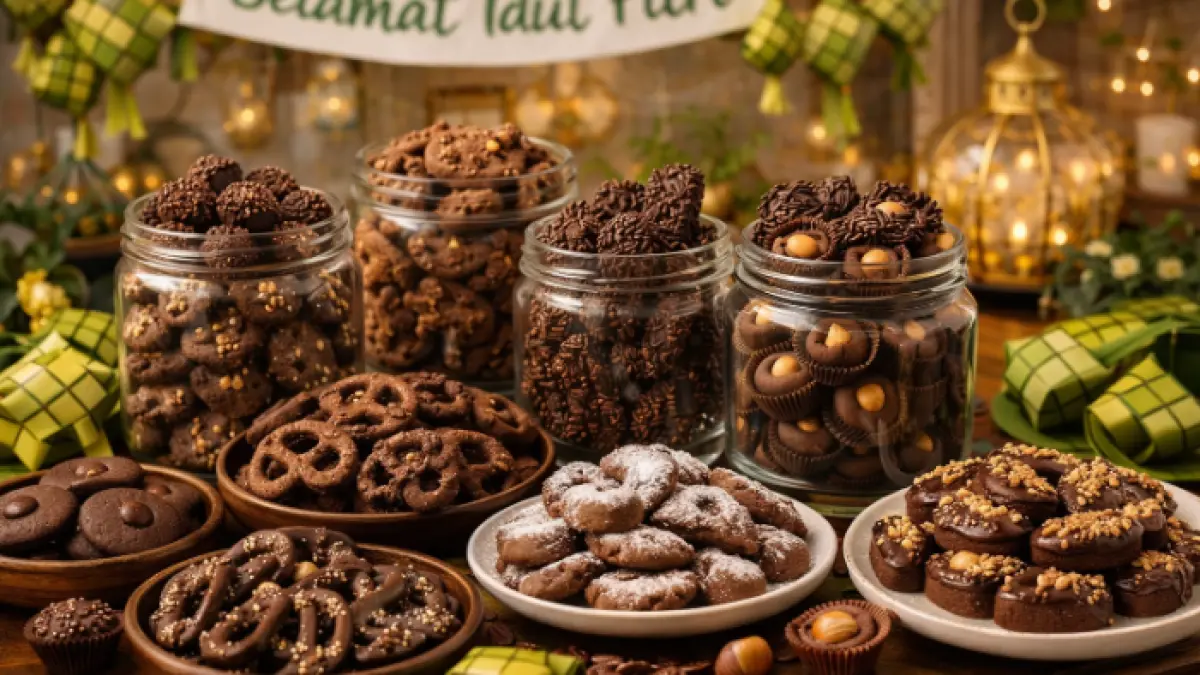 Aneka Kue Kering Cokelat 