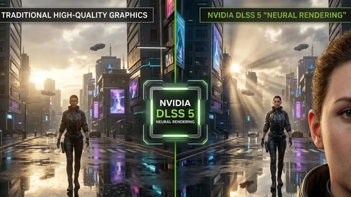 Dengan teknologi Neural Rendering pada DLSS 5, kamu akan segera menikmati kualitas visual game yang menyamai standar sinema layar lebar. (RIFKI/AI)