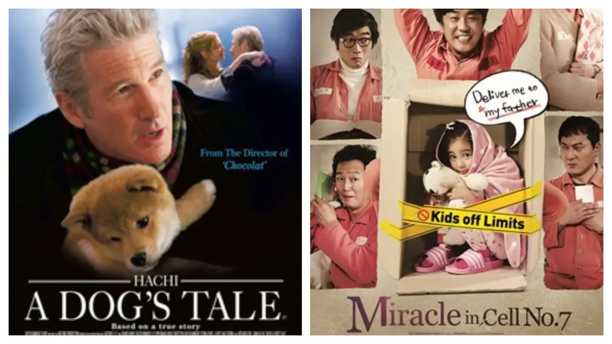 Poster Film Hachiko dan Miracle In Cell No 7 (Wikipedia)