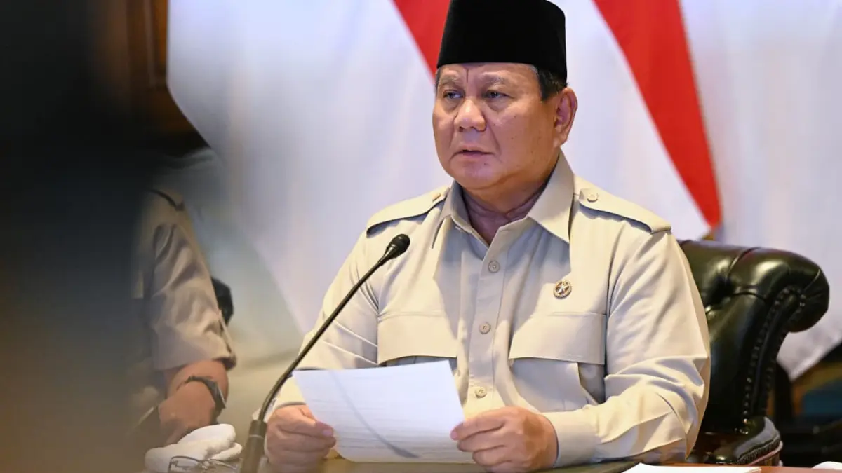 Presiden Prabowo Subianto memilih jalan dialog dan menawarkan diri sebagai mediator di tengah ketegangan Timur Tengah guna menjaga komitmen damai bagi kamu dan dunia. (BIRO PERS SEKRETARIAT PRESIDEN)
