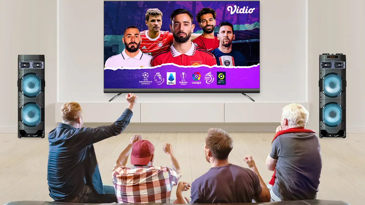 ilustrasi nobar sepak bola saat lebaran (istimewa)