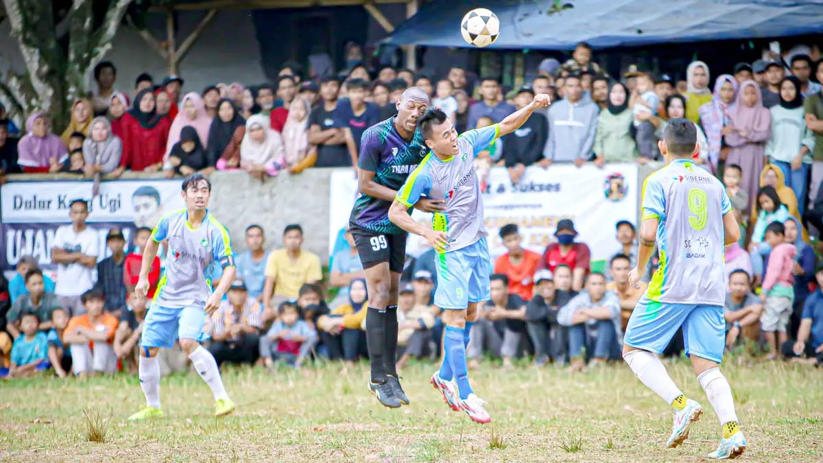 semarak sepak bola tarkam yang tak pernah surut (istimewa)