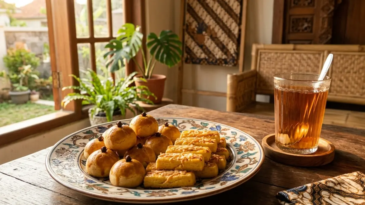 Nastar dan kastengel tetap menjadi duo kue kering yang paling dinanti oleh tamu kamu di hari kemenangan. (RIFKI/AI)