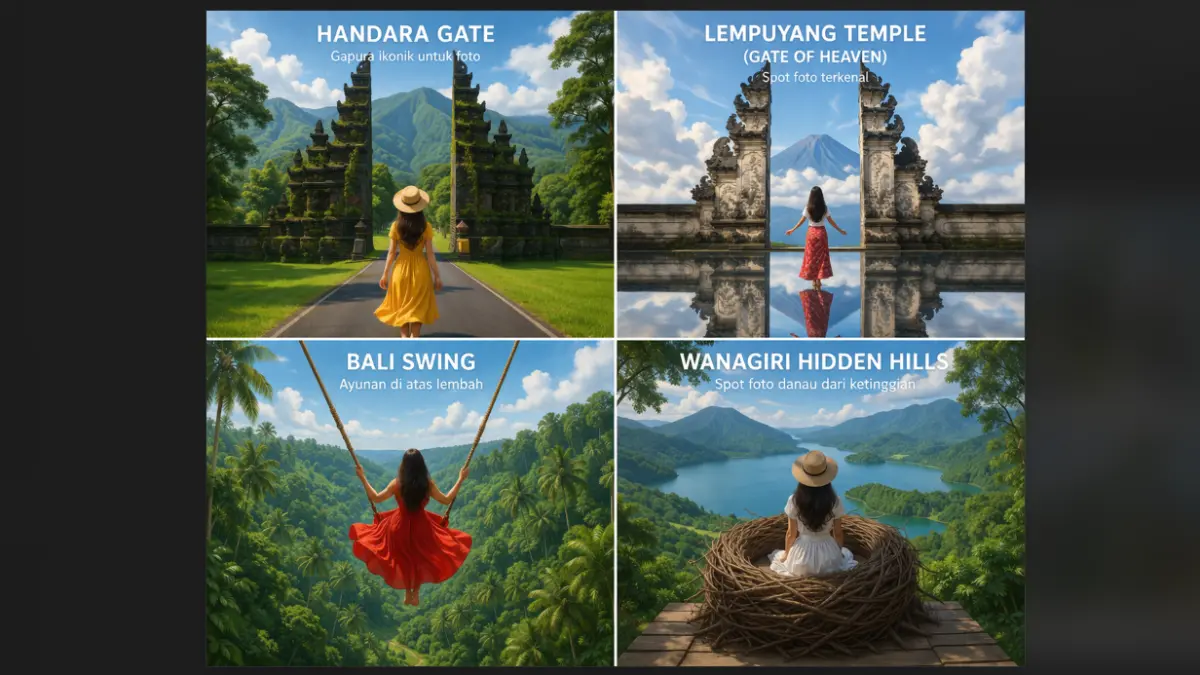 Empat Tempat Wisata Hits dan Instagramable di Bali