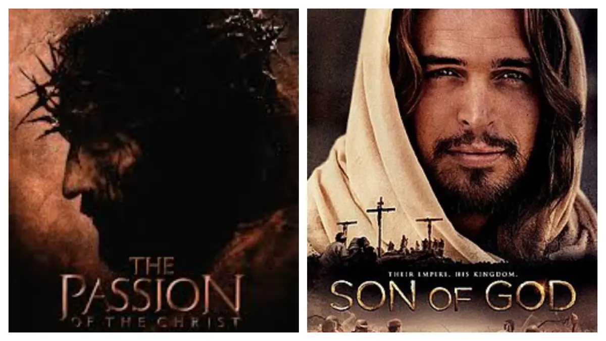 Poster film The Passion of The Christ dan Son of God