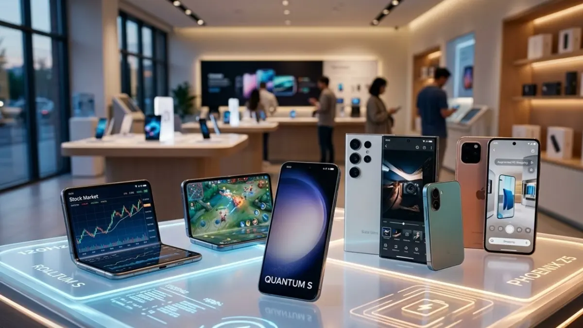 Tren smartphone April 2026 menghadirkan berbagai pilihan menarik mulai dari kelas menengah hingga flagship premium yang siap mendukung segala kebutuhan gaya hidup digital kamu. (RIFKI/AI)